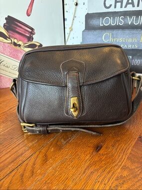 Vintage Dooney & Bourke All-Weather Leather (AWL) Camera Bag Made in USA